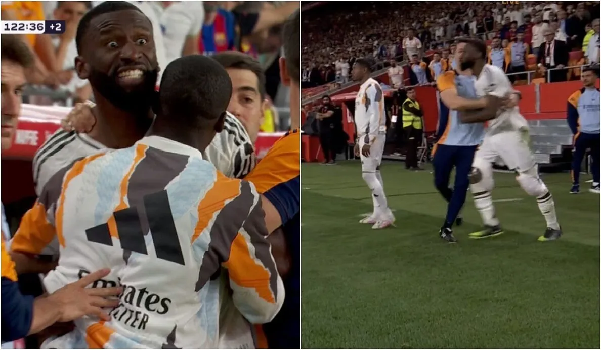 Hành động nóng nảy đẩy Rudiger vào tình thế nguy hiểm